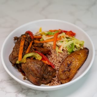Brown Stew Chicken Lunch Special
